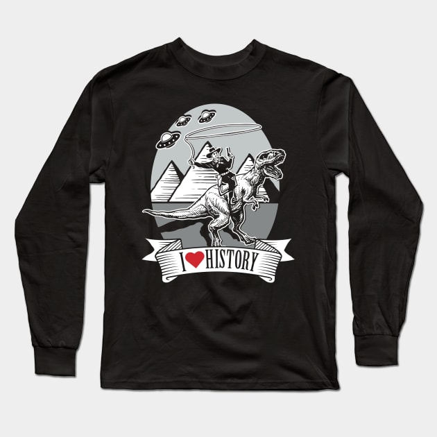 I love history Long Sleeve T-Shirt by VinagreShop